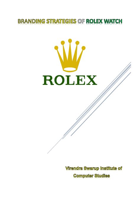 rolex brand guidelines|rolex brand strategies.